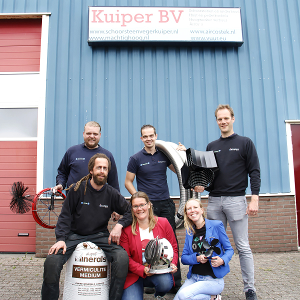 Schoorsteenveger Kuiper - Kachel aansluiten